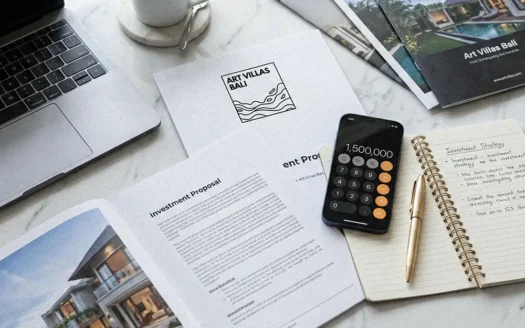 Art Villas Bali financial calculation, investment proposal and property investment documents